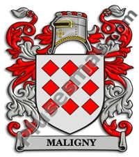 Escudo del apellido Maligny