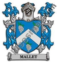 Escudo del apellido Mallet