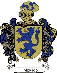 Escudo del apellido Malvido