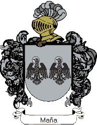 Escudo del apellido Maña