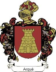 Escudo del apellido Arqué