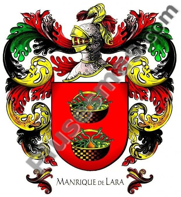 Escudo del apellido Manrique de lara