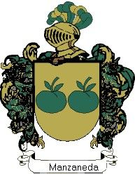 Escudo del apellido Manzaneda