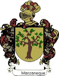 Escudo del apellido Manzaneque