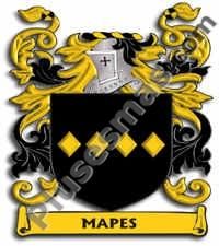 Escudo del apellido Mapes