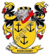 Escudo del apellido Marchant