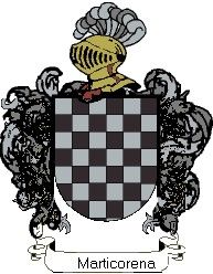 Escudo del apellido Marticorena