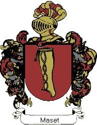 Escudo del apellido Maset