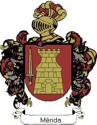 Escudo del apellido Mérida