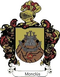 Escudo del apellido Monclús