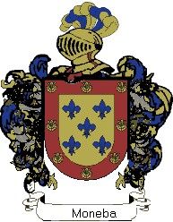 Escudo del apellido Moneba