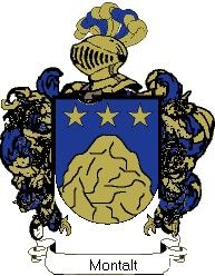 Escudo del apellido Montalt