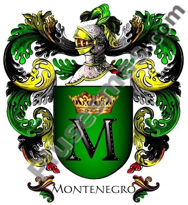 Escudo del apellido Montenegro