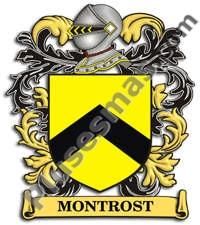 Escudo del apellido Montrost