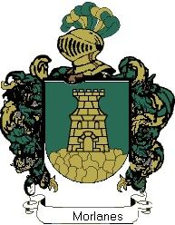 Escudo del apellido Morlanes