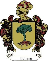 Escudo del apellido Morlans