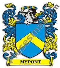 Escudo del apellido Mypont