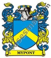 Escudo del apellido Mypont