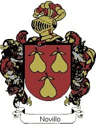 Escudo del apellido Novillo