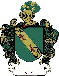 Escudo del apellido Nuin