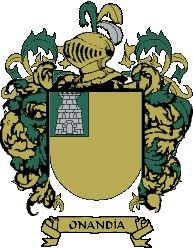 Escudo del apellido Onandía