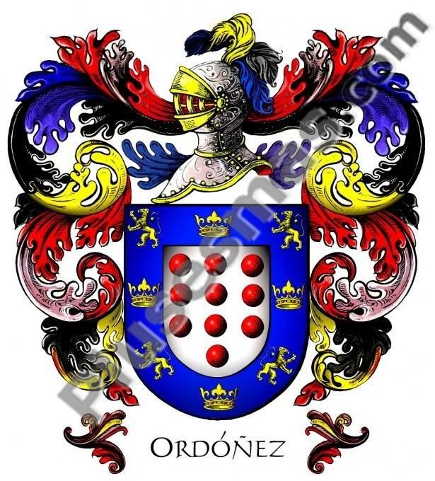 Escudo del apellido Ordóñez