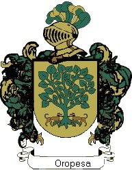 Escudo del apellido Oropesa