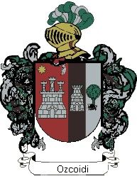 Escudo del apellido Ozcoidi