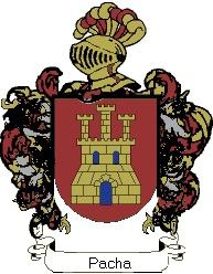 Escudo del apellido Pacha