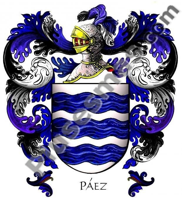 Escudo del apellido Páez