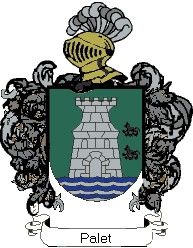 Escudo del apellido Palet