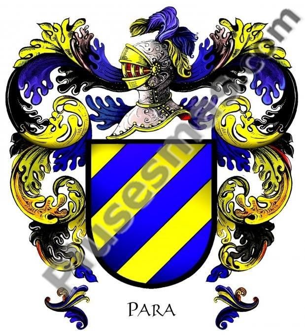 Escudo del apellido Para