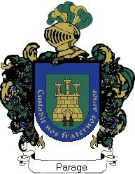 Escudo del apellido Parage