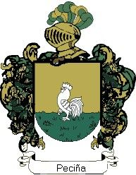 Escudo del apellido Peciña