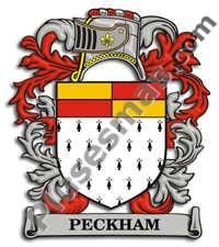 Escudo del apellido Peckham