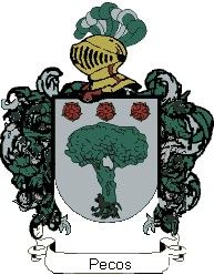 Escudo del apellido Pecos