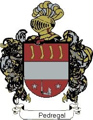 Escudo del apellido Pedregal