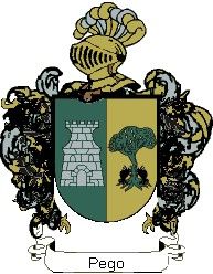 Escudo del apellido Pego