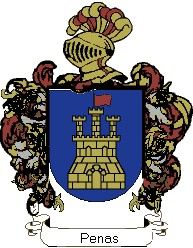 Escudo del apellido Penas