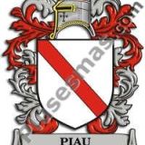 Escudo del apellido Piau