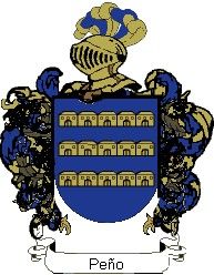 Escudo del apellido Peño