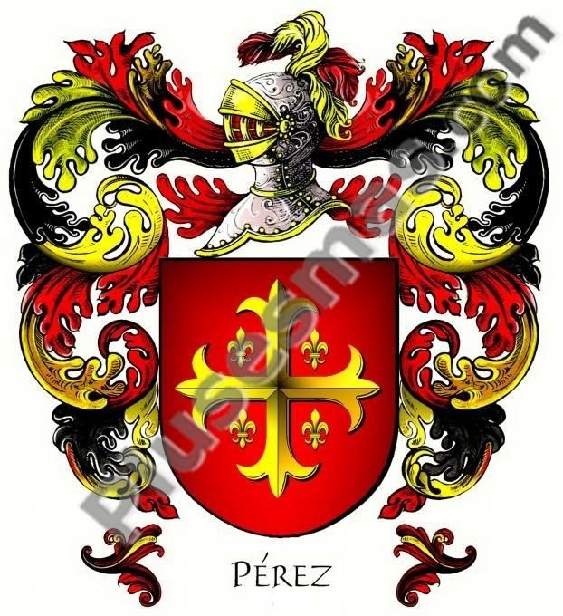 Escudo del apellido Pérez