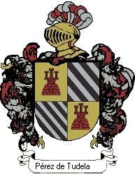 Escudo del apellido Pérez de tudela