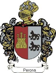 Escudo del apellido Perona