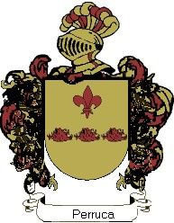 Escudo del apellido Perruca