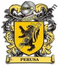 Escudo del apellido Perusa