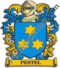 Escudo del apellido Pestel