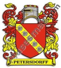 Escudo del apellido Petersdorff
