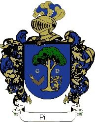 Escudo del apellido Pi