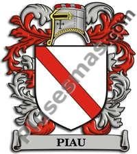 Escudo del apellido Piau